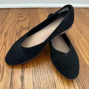Toms Women's Black Suede Flats
